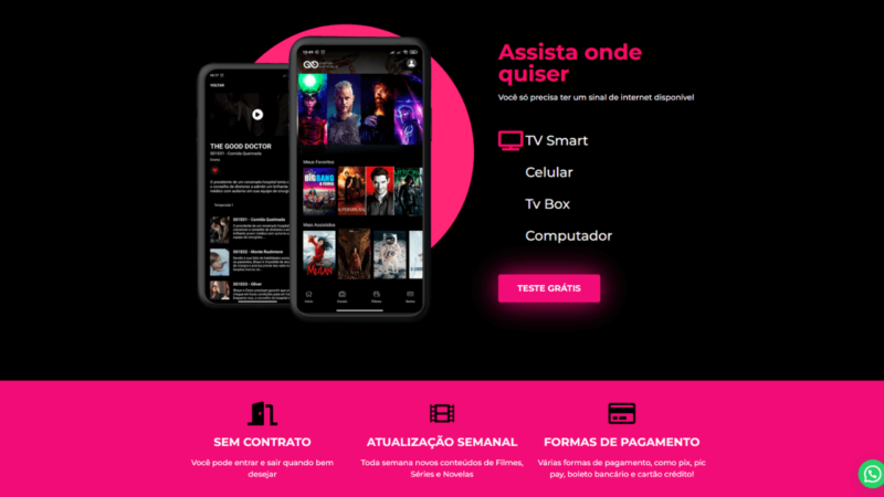 Site pronto iptv landing page – página profissional Canal infinito - Image 2
