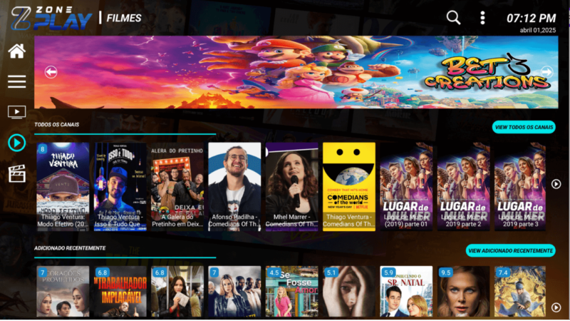 Aplicativo Smarters v6 ZONE PLAY APP Multi DNS com Banners, Painel Web + Apk base - Image 2