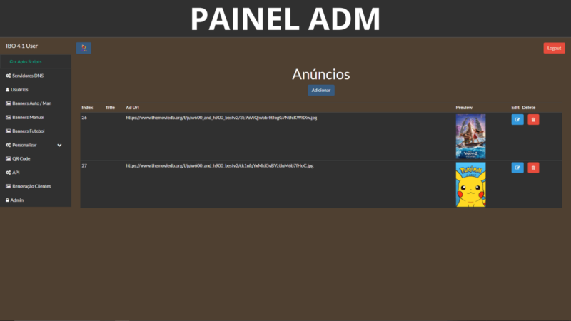Aplicativo IBO 4.1 Multi DNS e com Troca DNS em Massa Painel Web + Apk base - Image 3