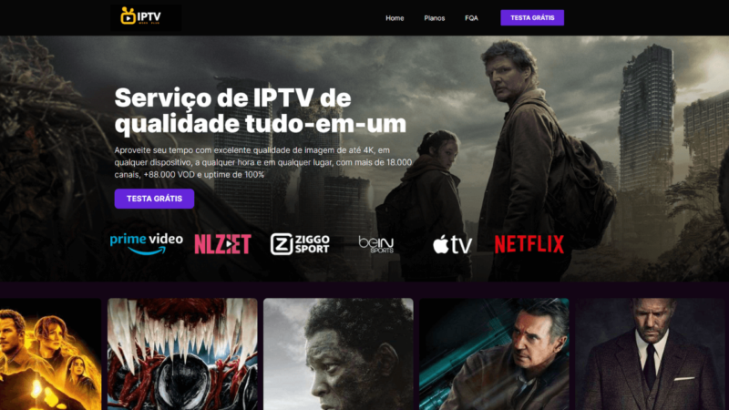 landing page para vender iptv - IPTV Mundo PLUS