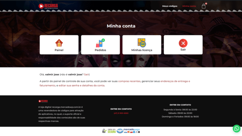 Site de códigos de recargas pronto para revenda de Unitv, DunaTV e TV Express - Image 5