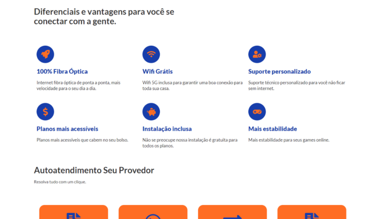 Site profissional para provedor de internet Modelo 1 - Image 4