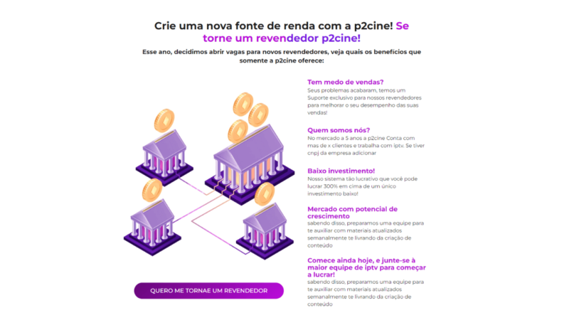Script do site P2cineTV para vender iptv e revende completo - Image 3